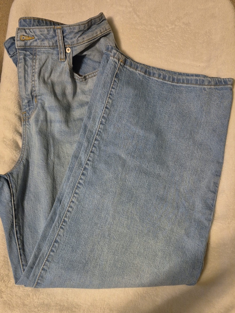 wild fable Light Blue High-Rise Straight Jeans